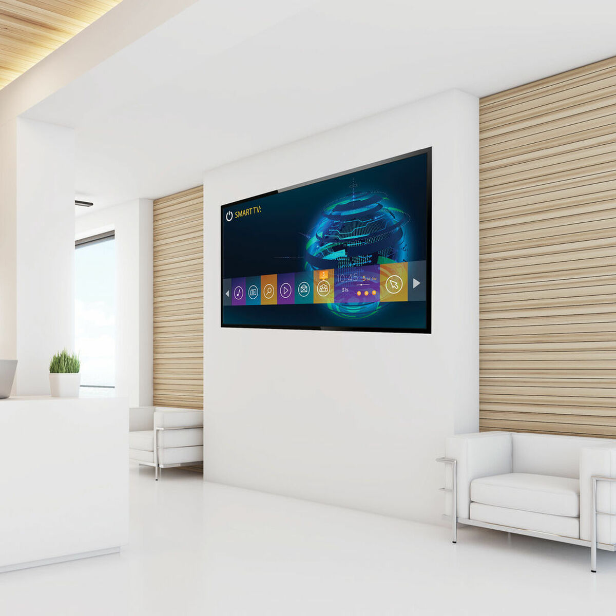 TV Statīvs Startech FLATPNLWALL         